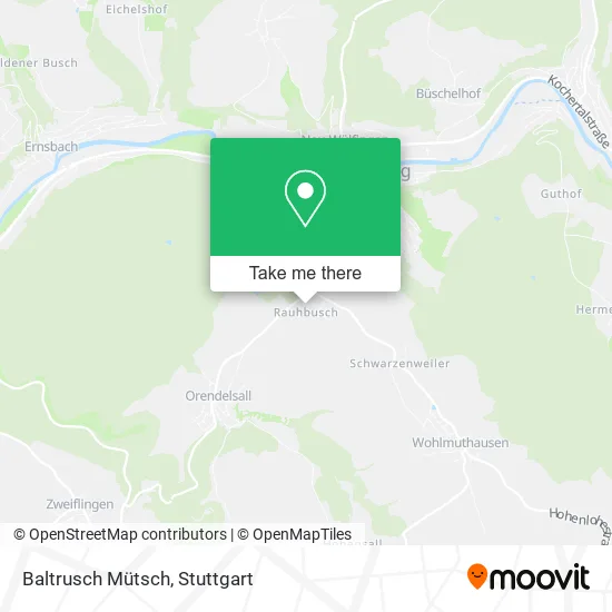 Baltrusch Mütsch map