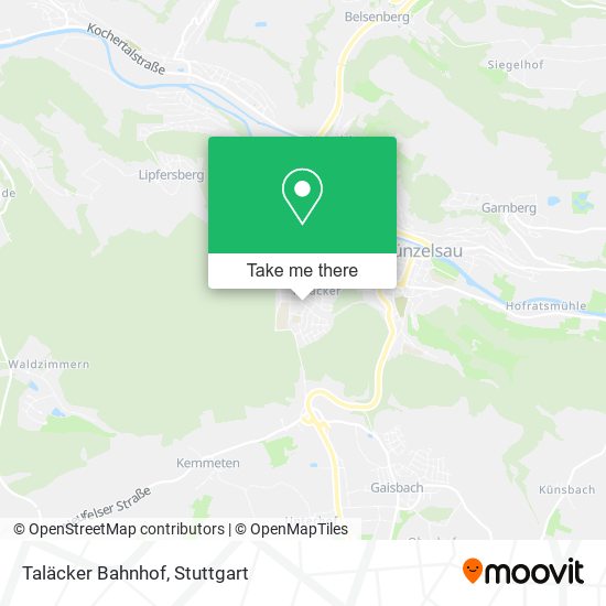 Taläcker Bahnhof map