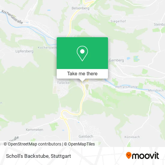 Карта Scholl's Backstube