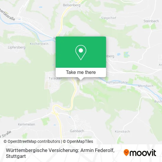 Карта Württembergische Versicherung: Armin Federolf