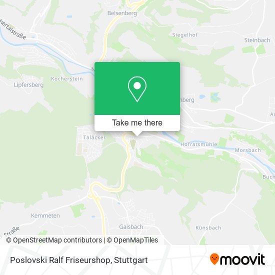 Poslovski Ralf Friseurshop map