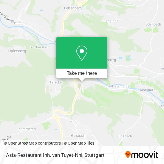 Карта Asia-Restaurant Inh. van Tuyet-Nhi