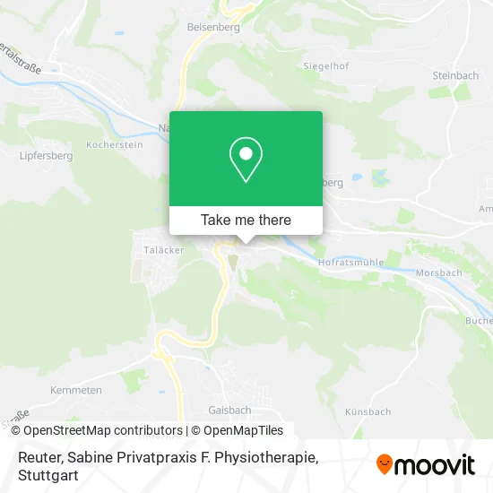 Карта Reuter, Sabine Privatpraxis F. Physiotherapie