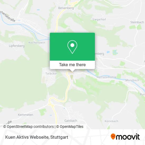 Карта Kuen Aktivs Webseite