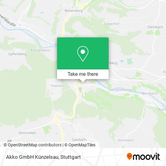 Akko GmbH Künzelsau map