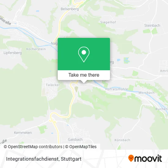 Карта Integrationsfachdienst