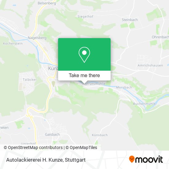 Autolackiererei H. Kunze map