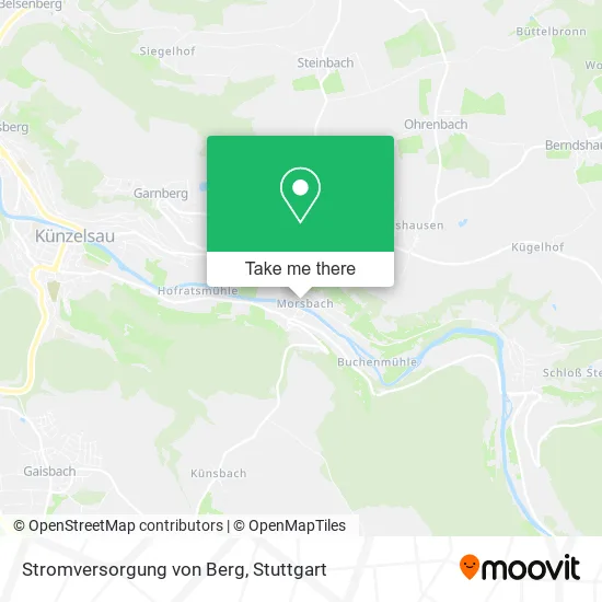 Карта Stromversorgung von Berg