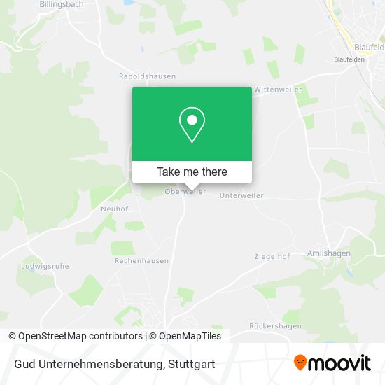 Gud Unternehmensberatung map