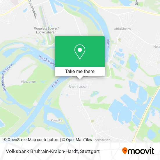 Карта Volksbank Bruhrain-Kraich-Hardt