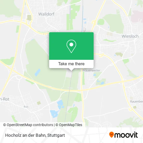 Карта Hocholz an der Bahn
