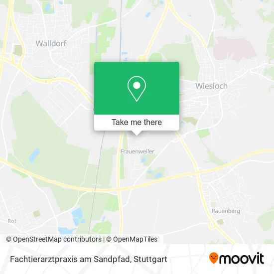 Карта Fachtierarztpraxis am Sandpfad