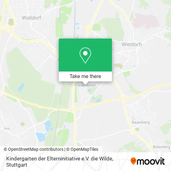 Карта Kindergarten der Elterninitiative e.V. die Wilde
