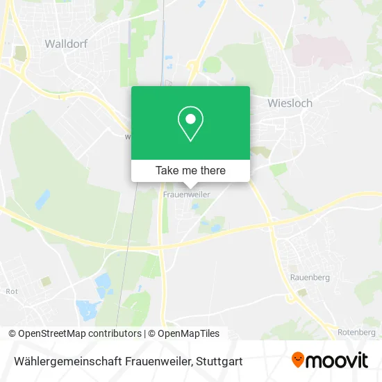 Карта Wählergemeinschaft Frauenweiler