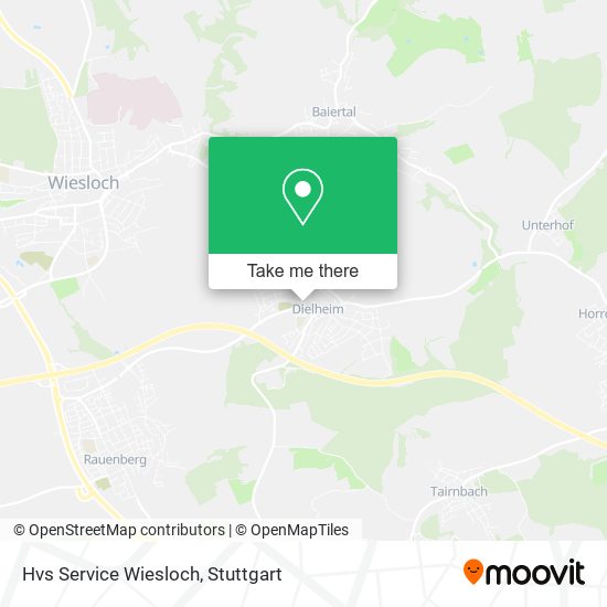 Hvs Service Wiesloch map