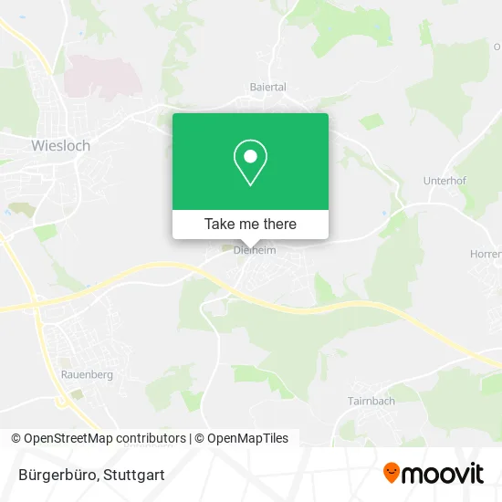 Карта Bürgerbüro