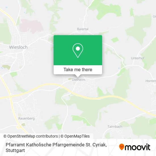 Карта Pfarramt Katholische Pfarrgemeinde St. Cyriak