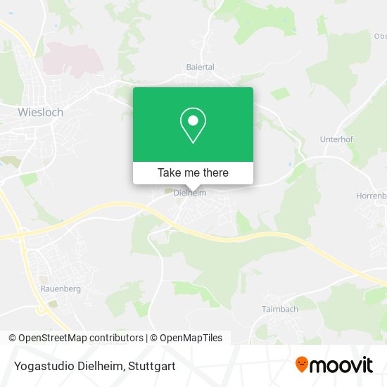 Yogastudio Dielheim map