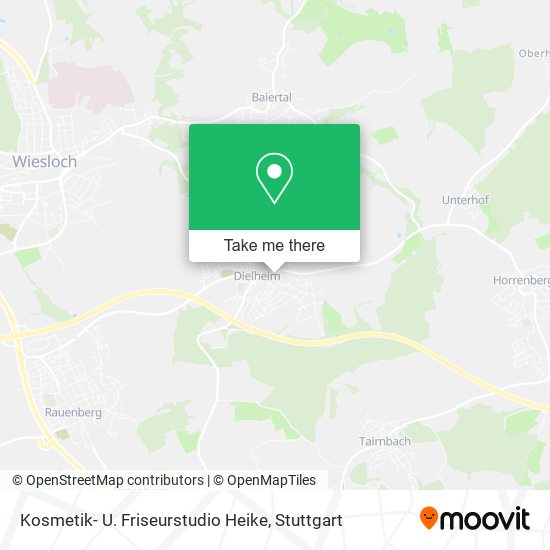 Карта Kosmetik- U. Friseurstudio Heike
