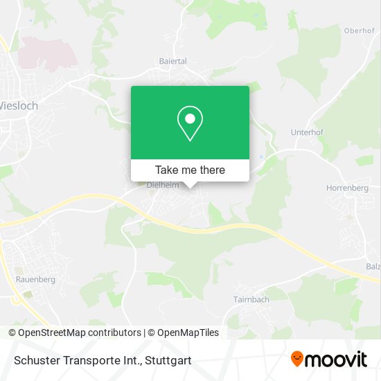 Schuster Transporte Int. map