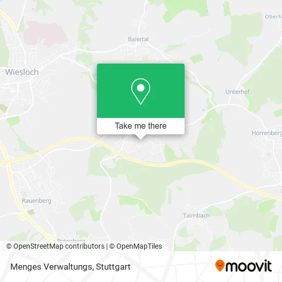Карта Menges Verwaltungs