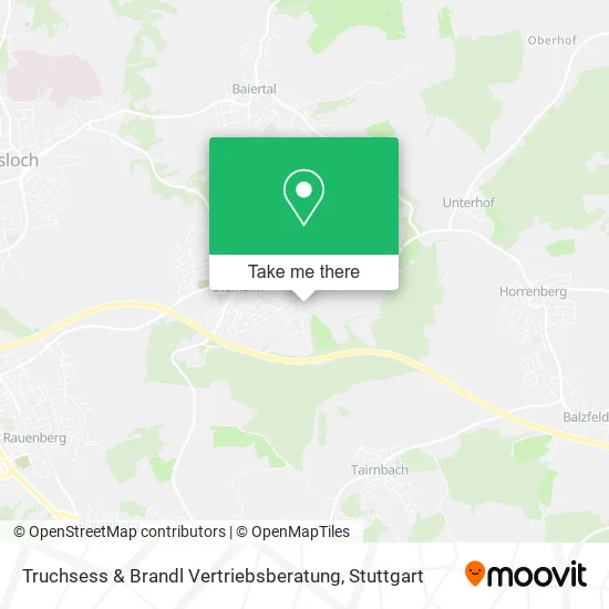 Карта Truchsess & Brandl Vertriebsberatung