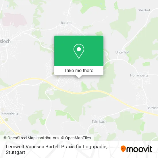 Карта Lernwelt Vanessa Bartelt Praxis für Logopädie