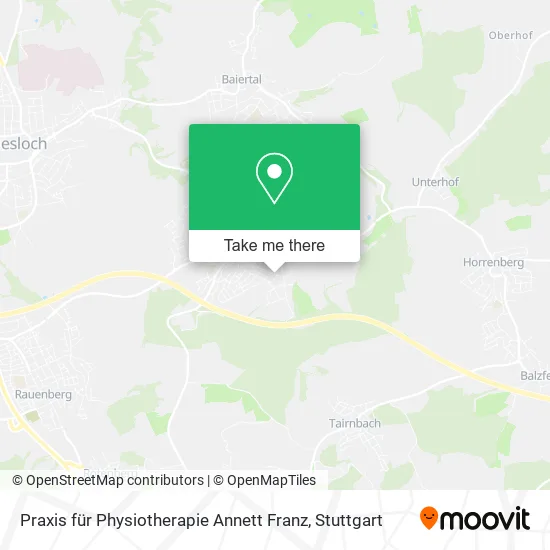 Карта Praxis für Physiotherapie Annett Franz