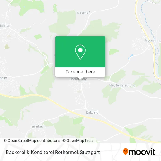 Карта Bäckerei & Konditorei Rothermel