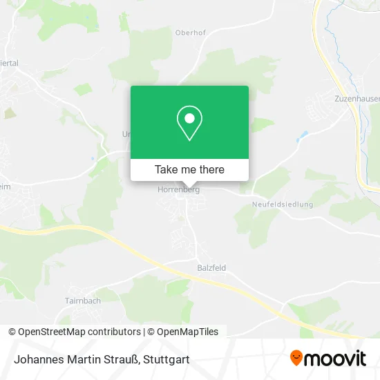 Johannes Martin Strauß map