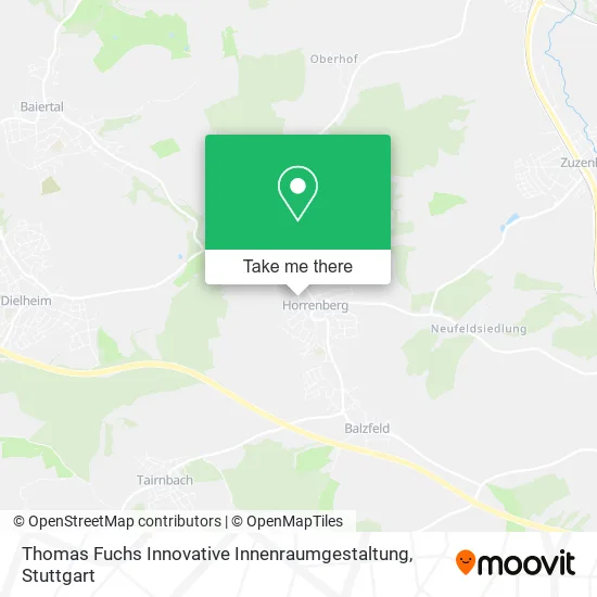 Карта Thomas Fuchs Innovative Innenraumgestaltung