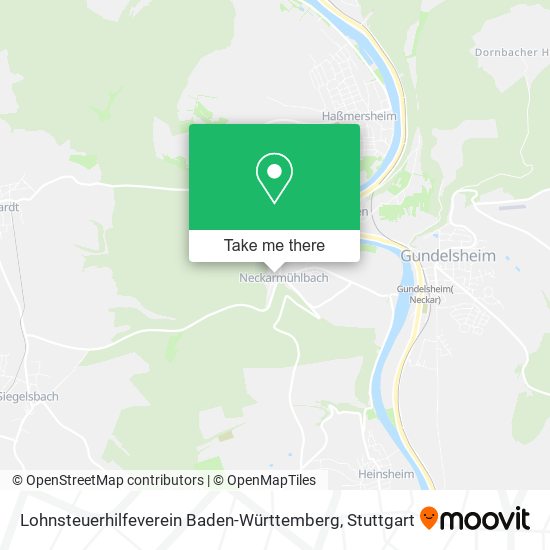 Lohnsteuerhilfeverein Baden-Württemberg map