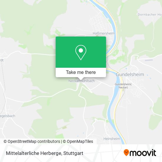 Mittelalterliche Herberge map