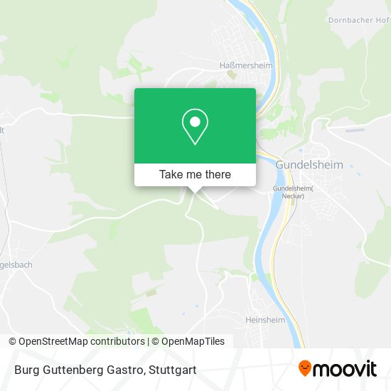 Burg Guttenberg Gastro map