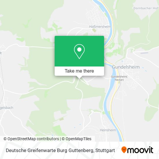 Deutsche Greifenwarte Burg Guttenberg map