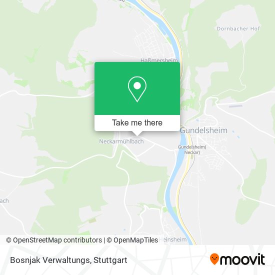 Bosnjak Verwaltungs map