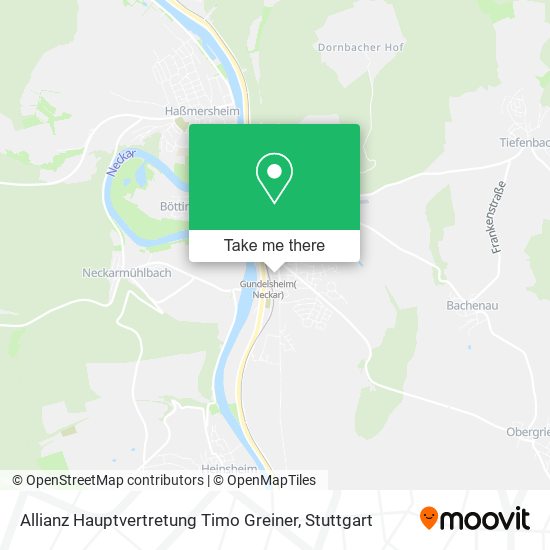 Карта Allianz Hauptvertretung Timo Greiner
