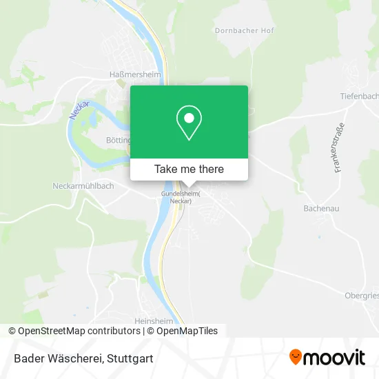 Карта Bader Wäscherei