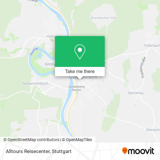 Карта Alltours Reisecenter