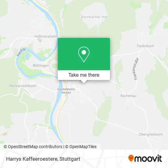 Карта Harrys Kaffeeroestere