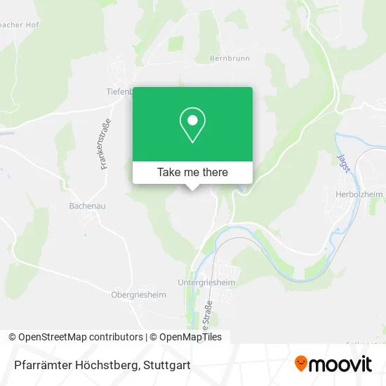 Карта Pfarrämter Höchstberg