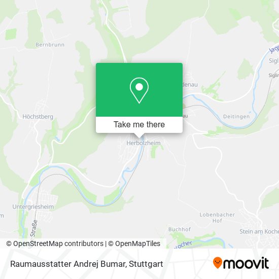Raumausstatter Andrej Bumar map