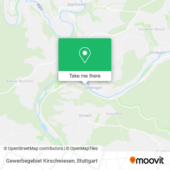 Gewerbegebiet Kirschwiesen map