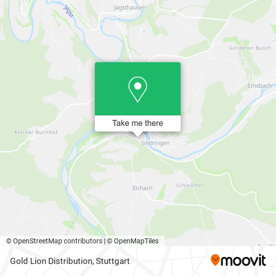 Gold Lion Distribution map