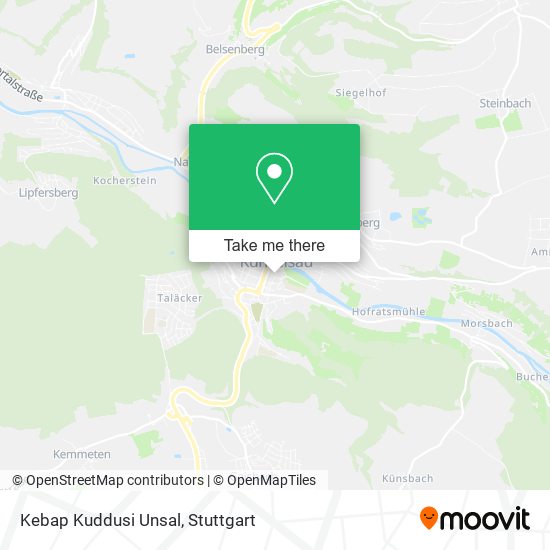 Карта Kebap Kuddusi Unsal