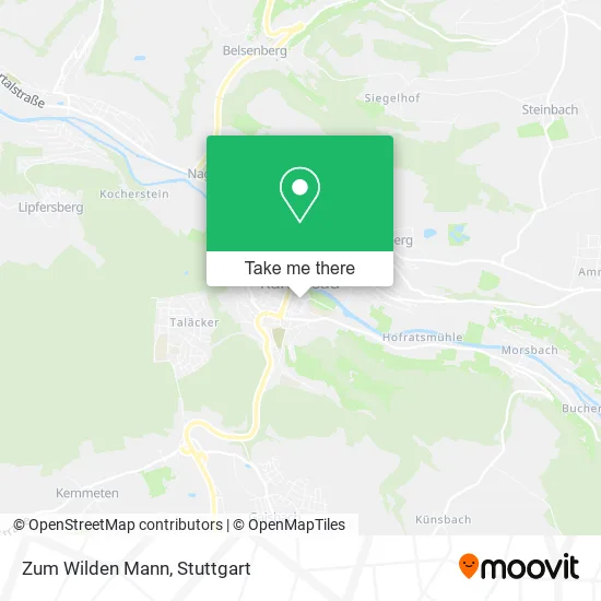 Карта Zum Wilden Mann
