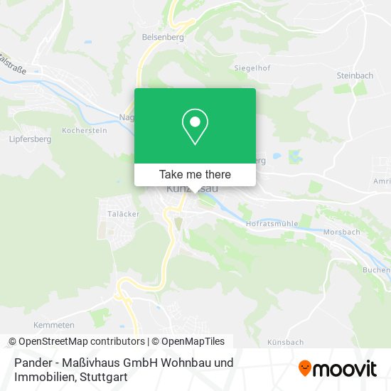 Pander - Maßivhaus GmbH Wohnbau und Immobilien map