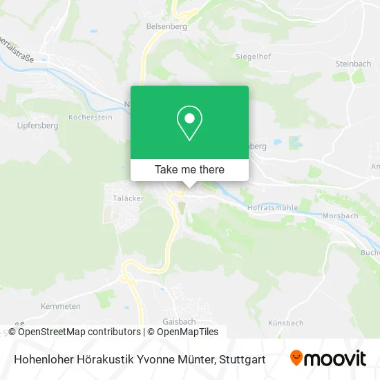 Карта Hohenloher Hörakustik Yvonne Münter