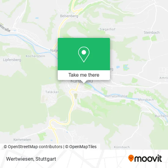 Карта Wertwiesen