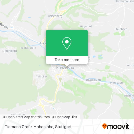 Tiemann Grafik Hohenlohe map